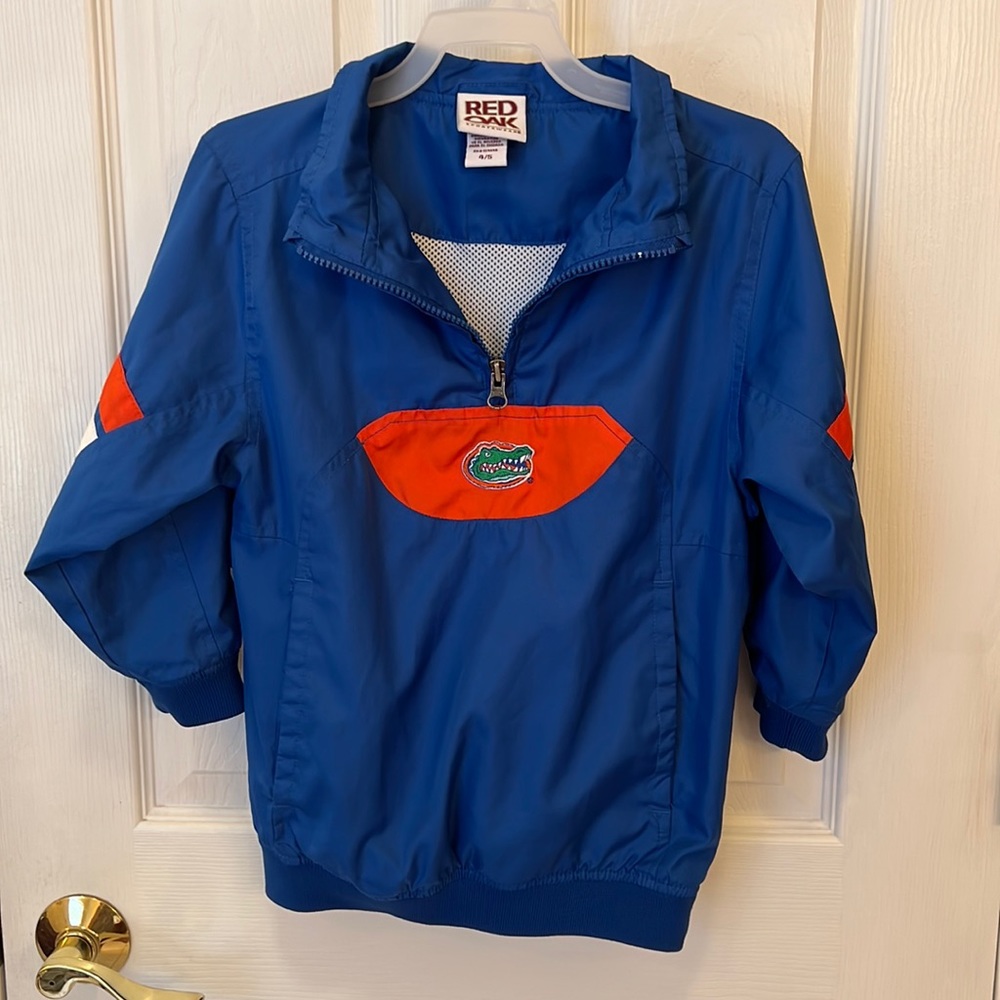 Florida Gators windbreaker pull over size 4/5
